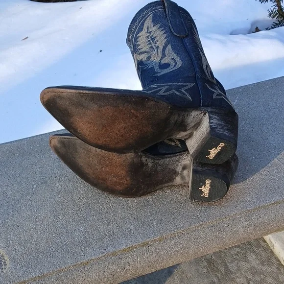 Old Gringo Distressed Blue Boot Sz 9.5B - Picture 10 of 16